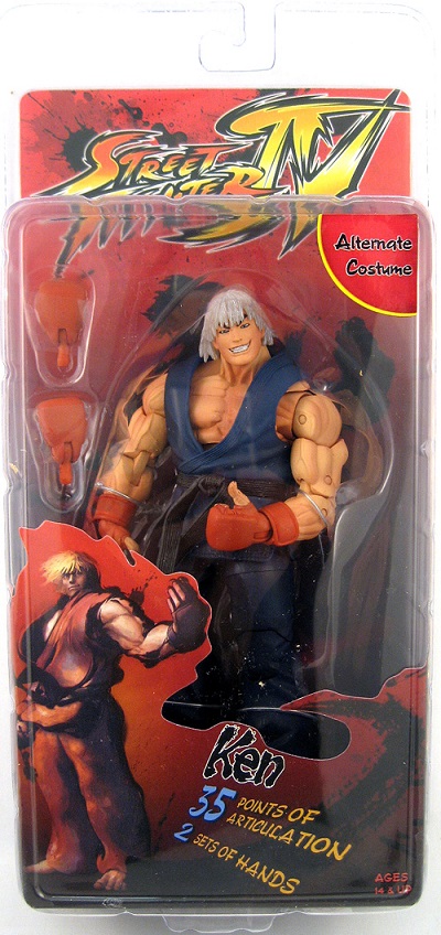Action Figure Street Fighter 4 - Ken Survival Mode 18 cm