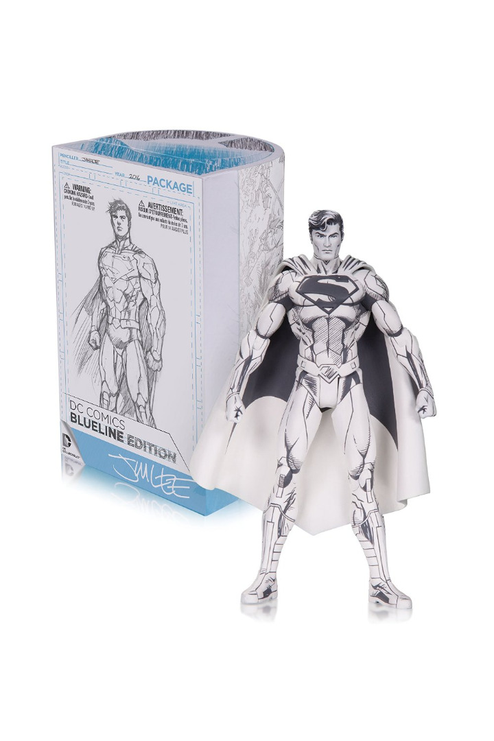 DC Comics BlueLine Limited Edition Action Figure Superman by Jim Lee 17 cm