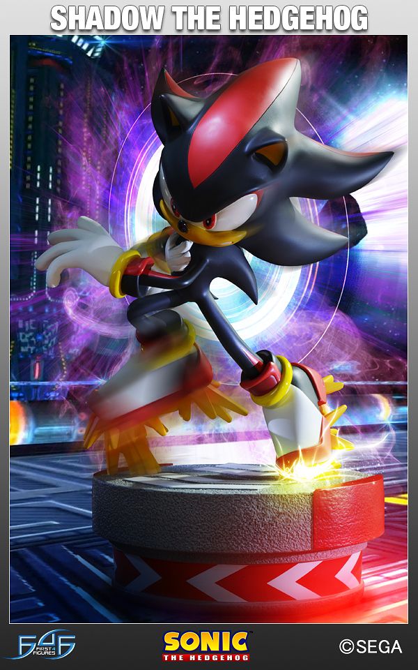  Estátua Sonic: Shadow the Hedgehog Standart Edition 39 cm