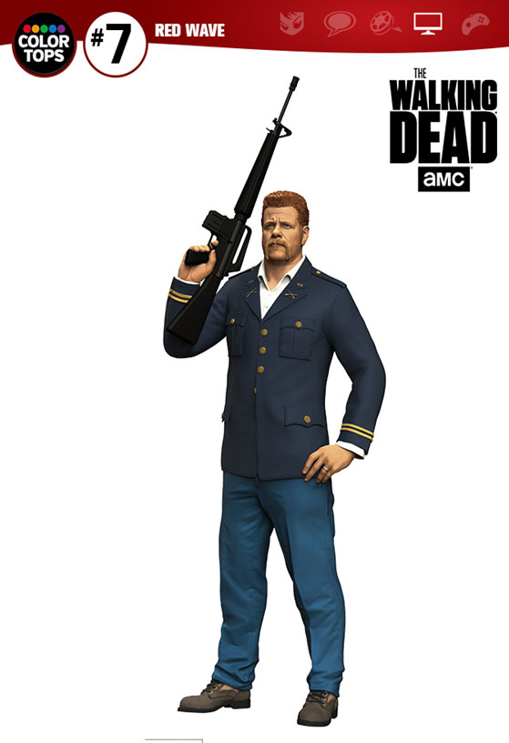 The Walking Dead TV Version Color Tops Action Figure Abraham Ford 18 cm