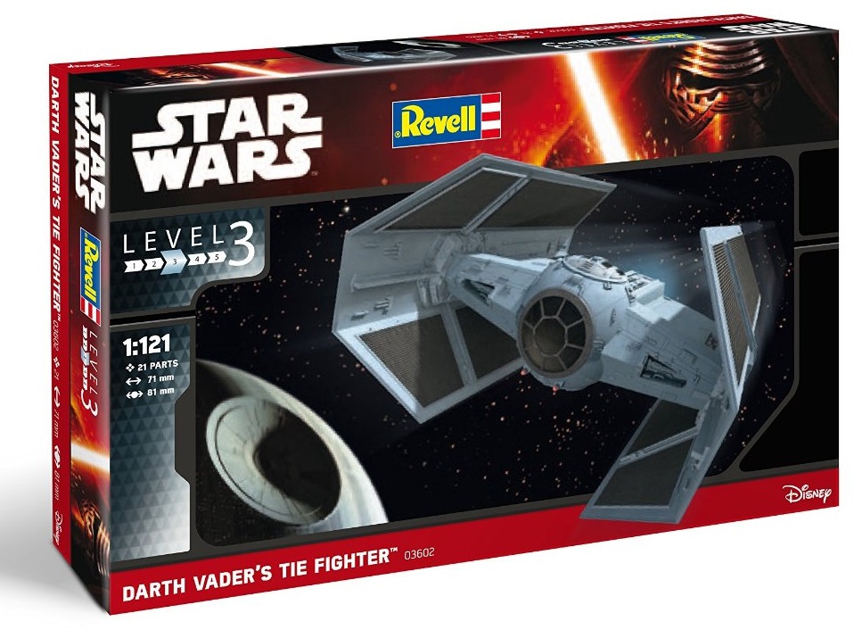 Revell Model Kit Star Wars Episode VII Darth Vader's Tie Fighter 1:121