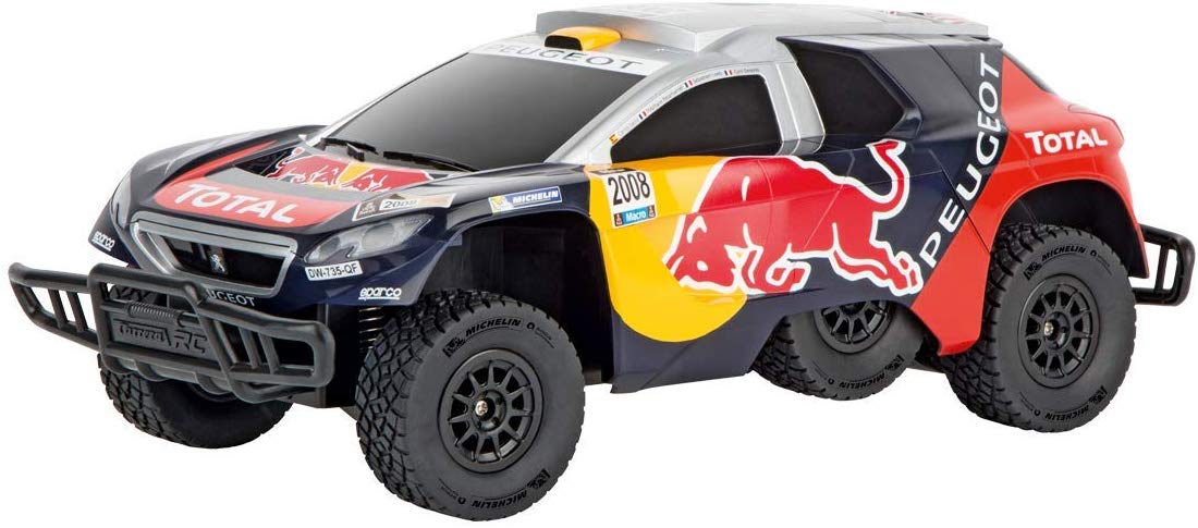 Carrera RC/Telecomandado 2.4 GHz  Peugeot Red Bull Dakar (com luzes) 1:16