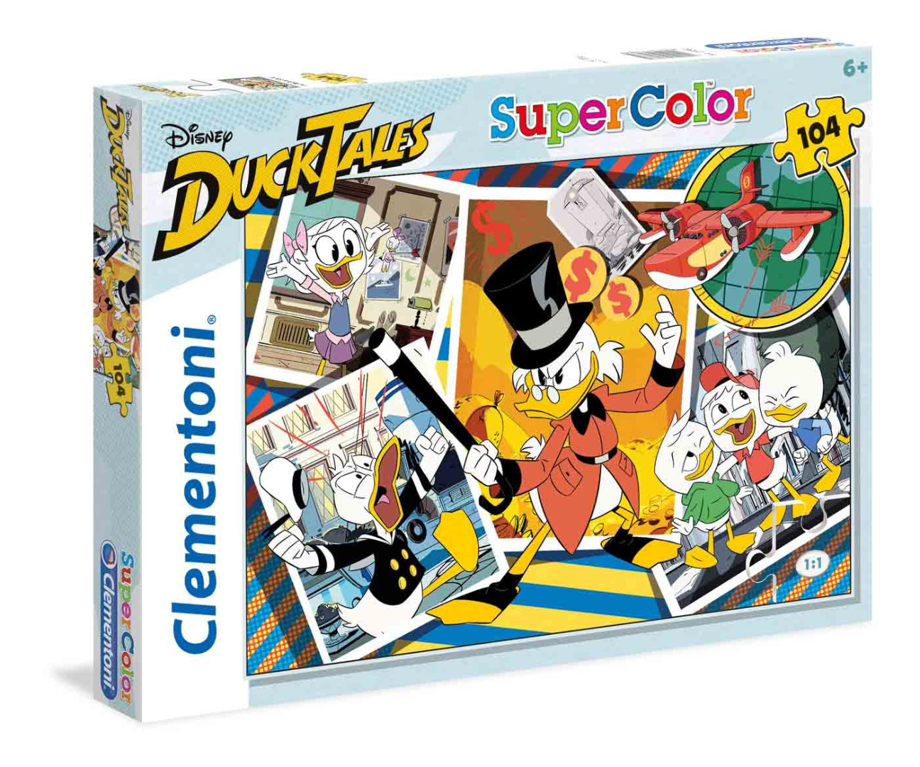 Disney Duck Tales - 104 peças - Supercolor Puzzle (Para mais de 6 anos)