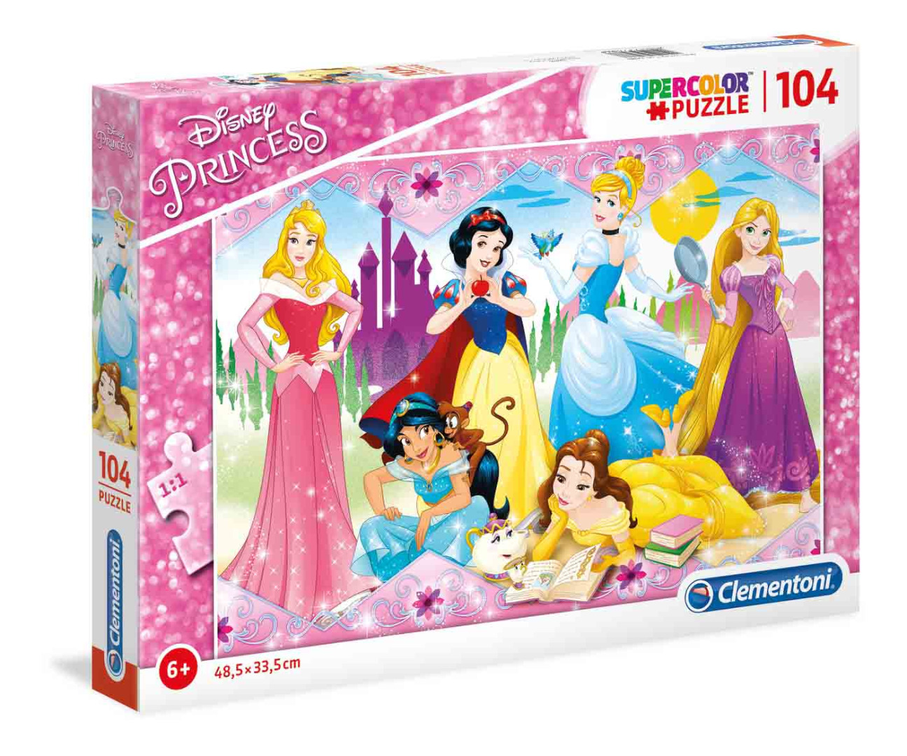 Disney Princess - 104 peças - Supercolor Puzzle (Para mais de 6 anos)