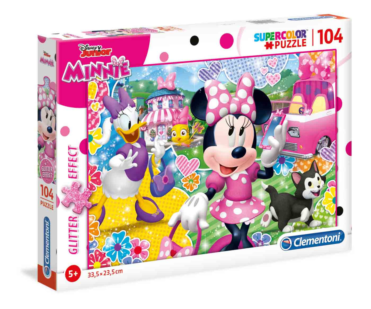Disney Minnie - 104 peças - Glitter Puzzle (Para mais de 6 anos)
