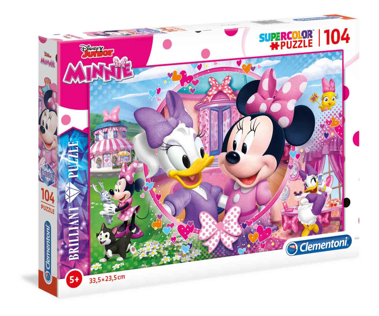 Disney Minnie - 104 peças - Brilliant Puzzle (Para mais de 6 anos)