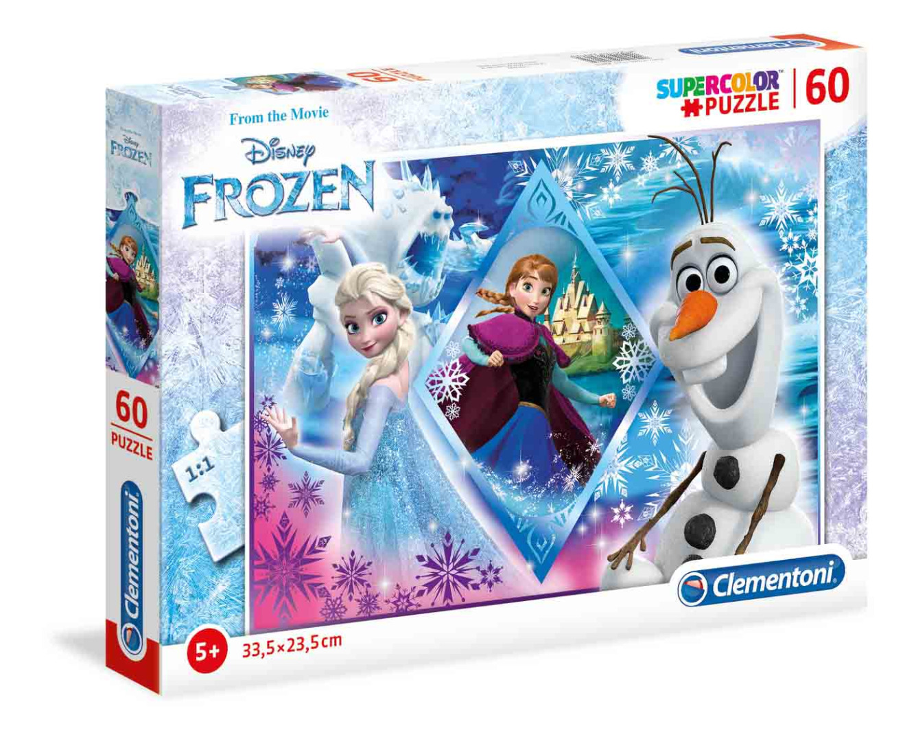 Disney Frozen - 60 peças - Supercolor Puzzle (Para mais de 5 anos)