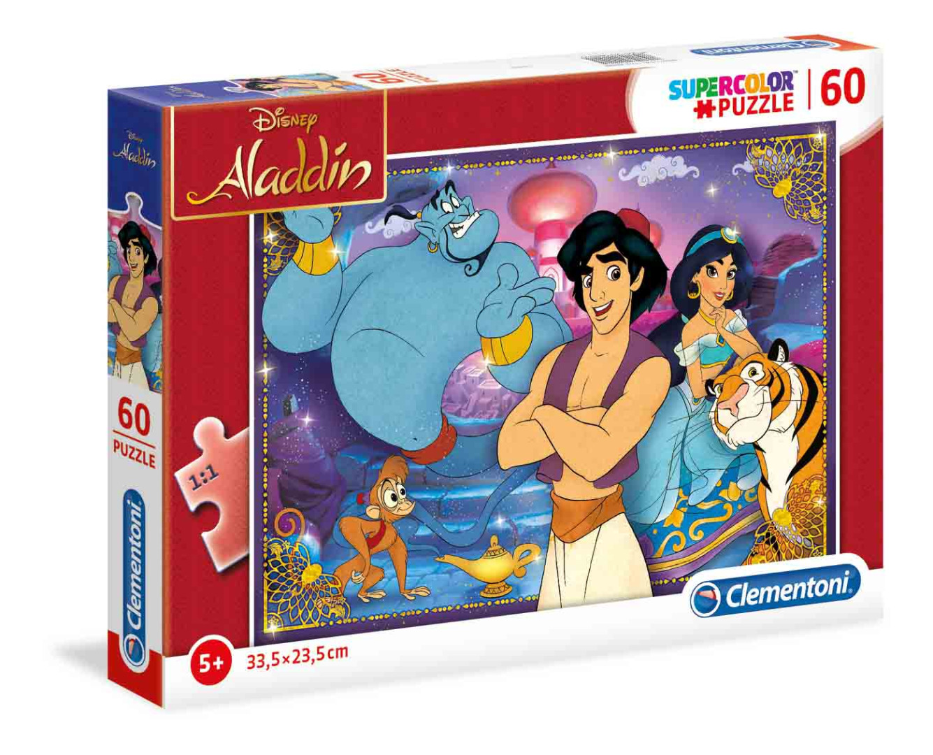 Disney Aladdin - 60 peças - Supercolor Puzzle (Para mais de 5 anos)