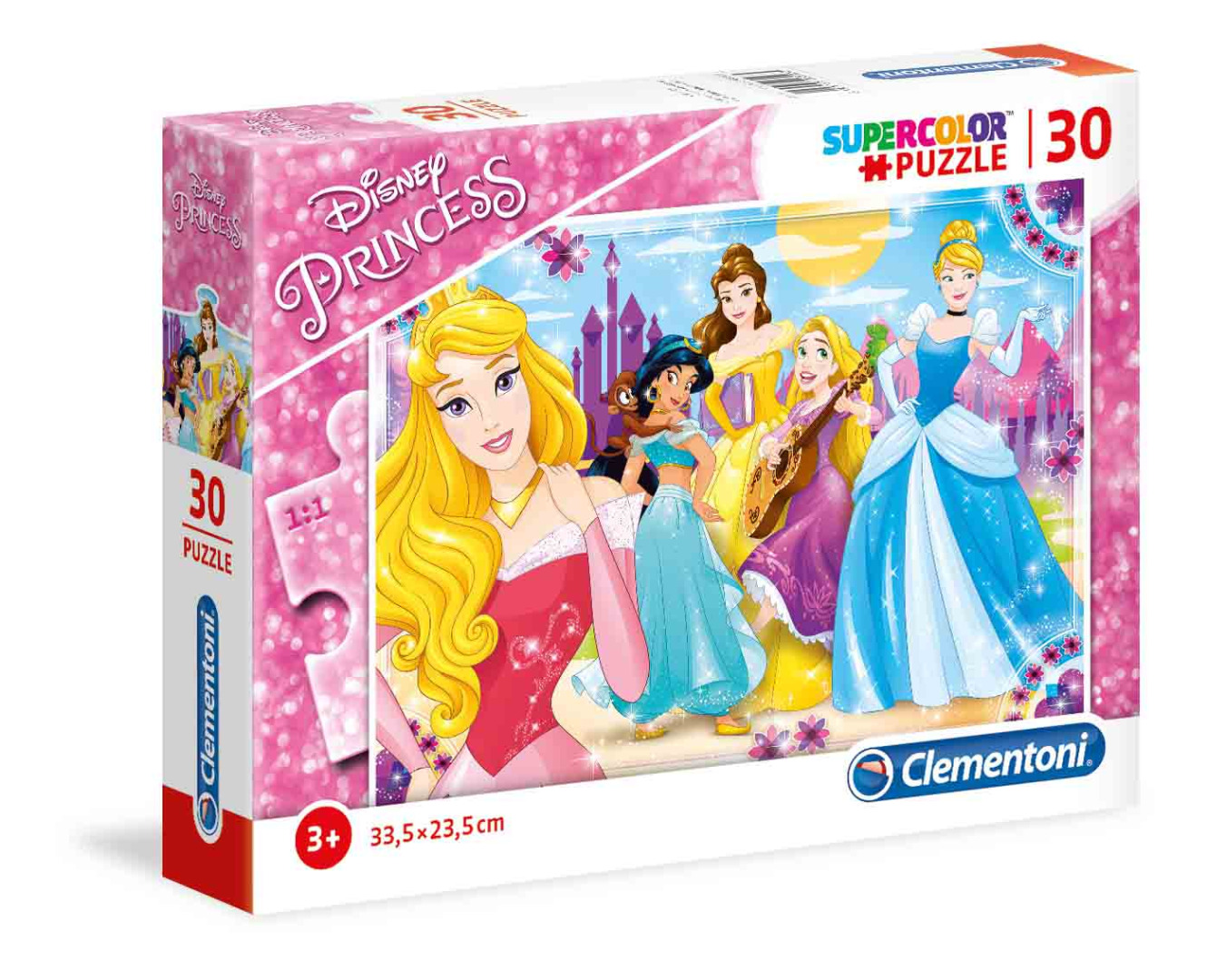 Disney Princess - 30 peças - Supercolor Puzzle (Para mais de 3 anos)