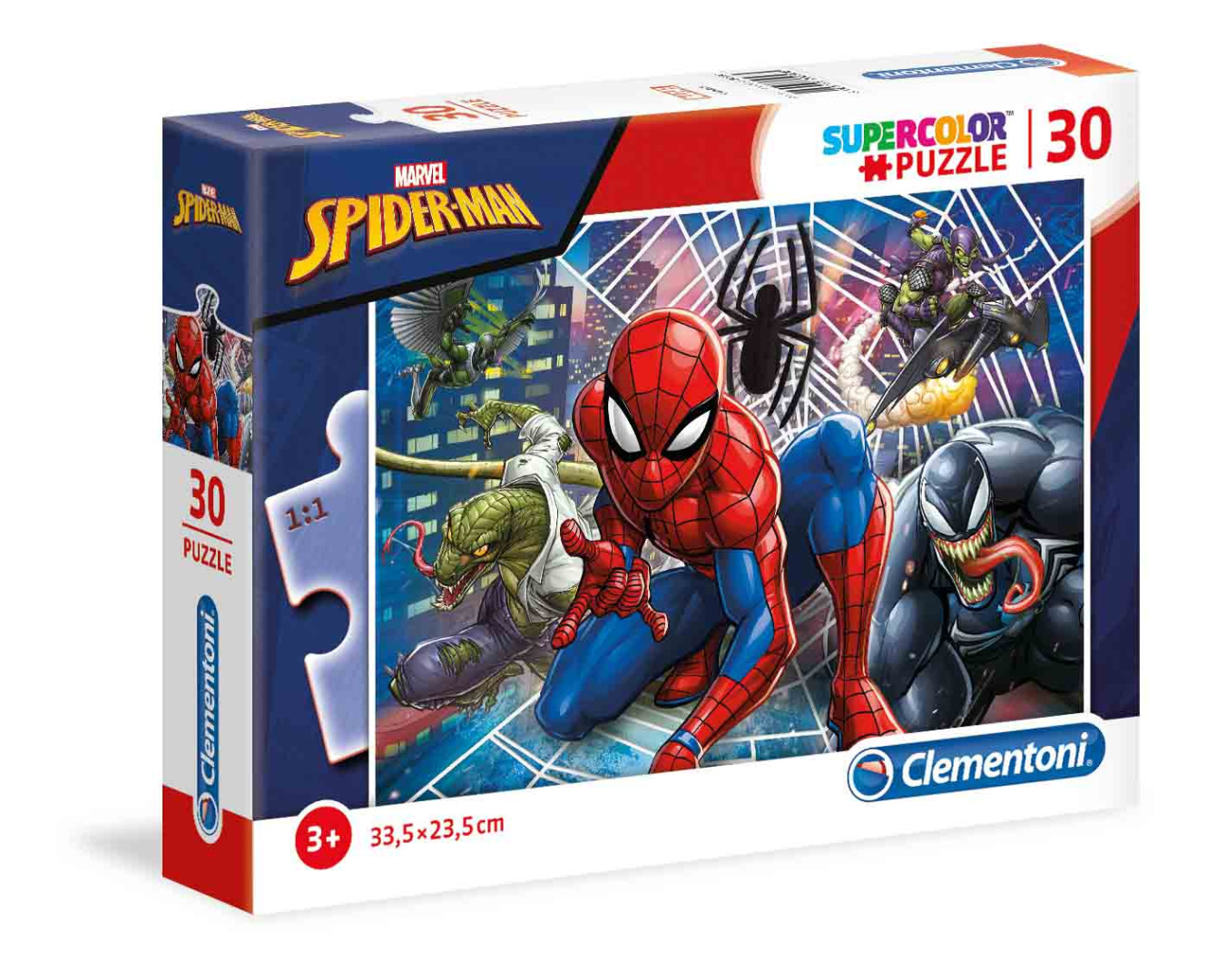 Marvel Spider-Man - 30 peças - Supercolor Puzzle (Para mais de 3 anos)