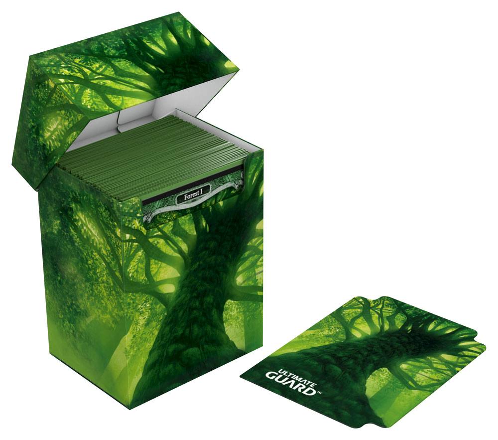 Ultimate Guard Basic Deck Case 80+ Standard Size Lands Edition Forest I