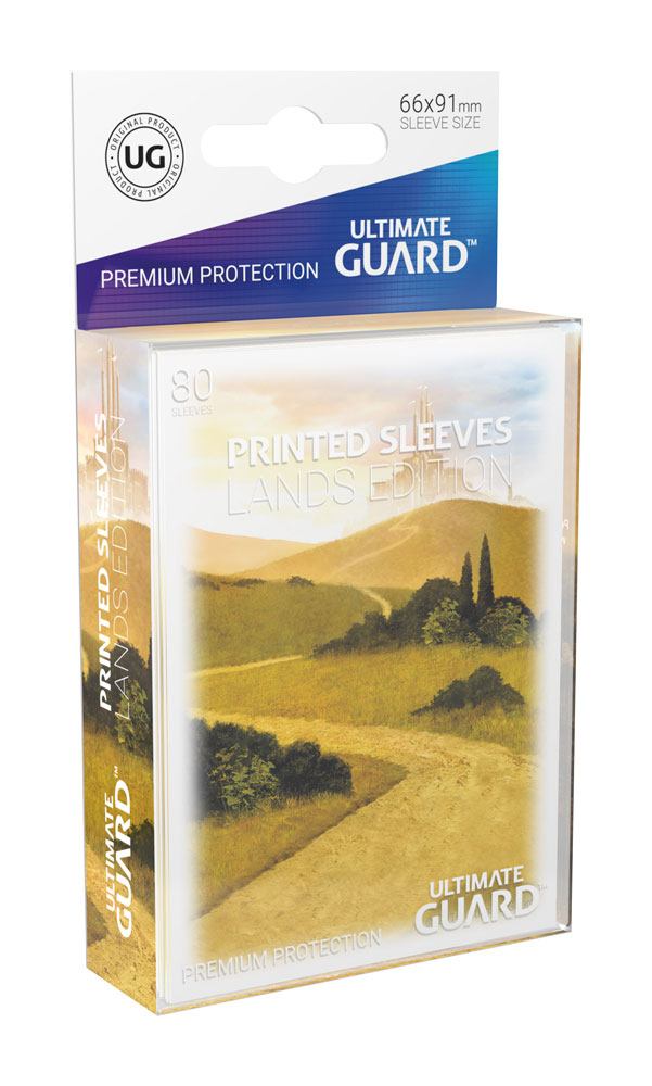 Ultimate Guard Printed Sleeves Standard Size Lands Edition Plains I (80)