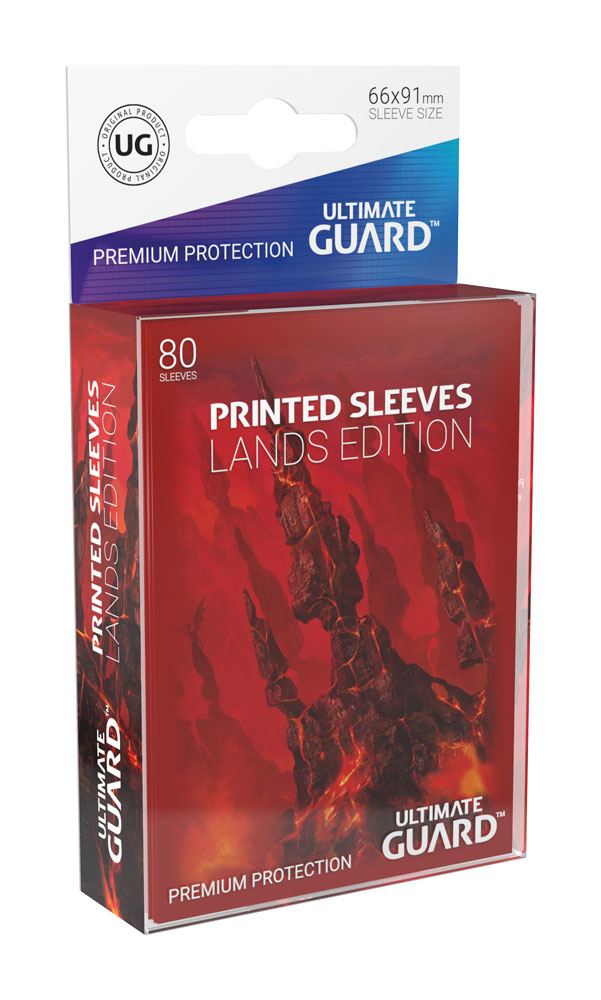 Ultimate Guard Printed Sleeves Standard Size Lands Edition Mountain I (80)