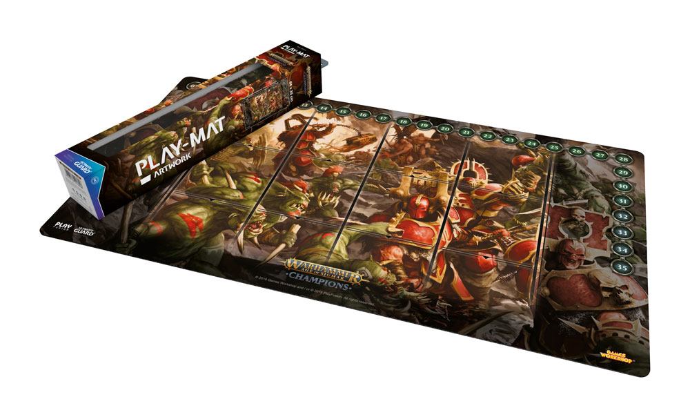 Warhammer Age of Sigmar: Champions Play-Mat Chaos vs Destruction 64 x 35 cm
