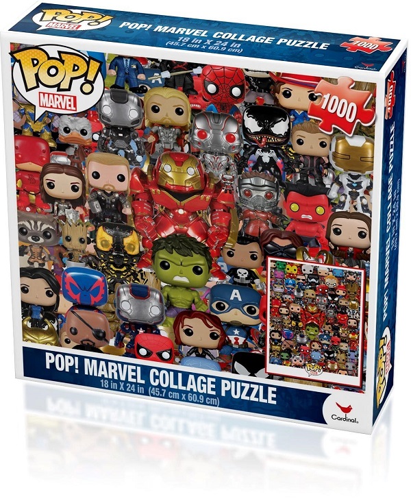 Puzzle 1000 Peças Funko POP! Jigsaw Puzzle - Marvel Collage  49 x 68 cm 