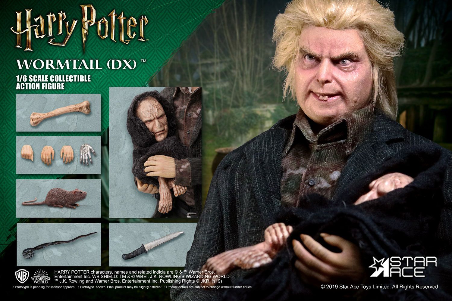 Harry Potter My Favourite Movie AF 1/6 Wormtail Peter Pettigrew Deluxe Ver.