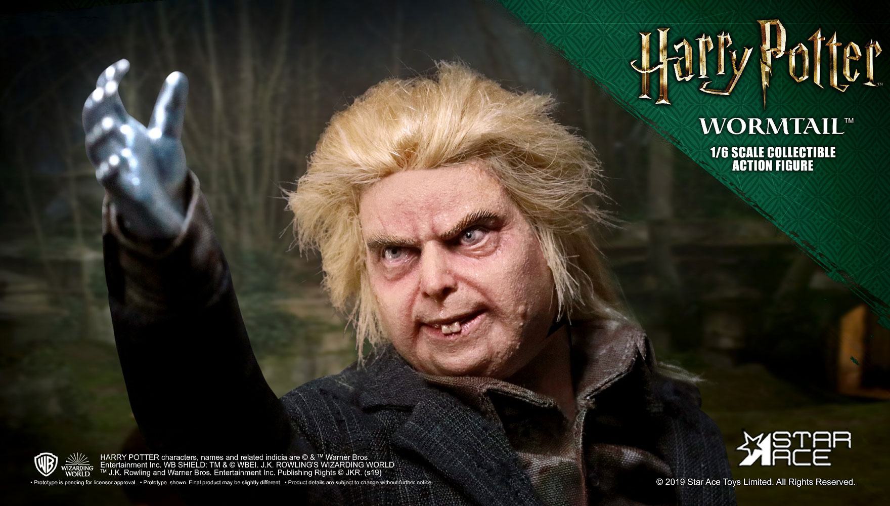 Harry Potter My Favourite Movie Action Figure 1/6 Wormtail Peter Pettigrew)