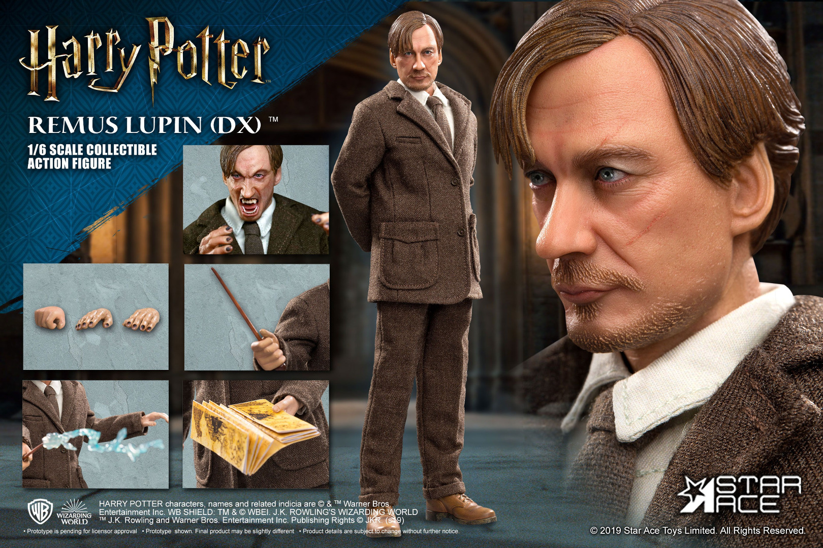 Harry Potter My Favourite Movie Action Figure 1/6 Remus Lupin Deluxe Ver.