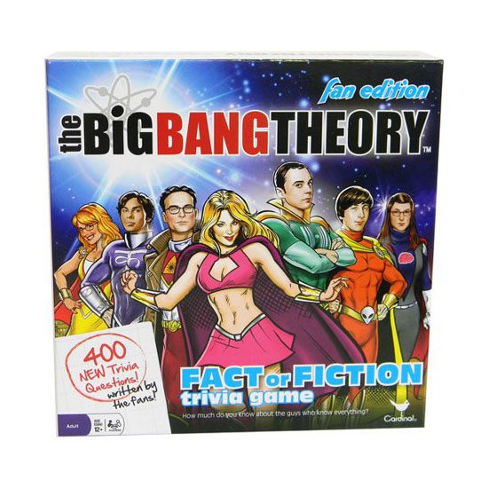 The Big Bang Theory Board Game Trivia Fact or Fiction Fan Edition 