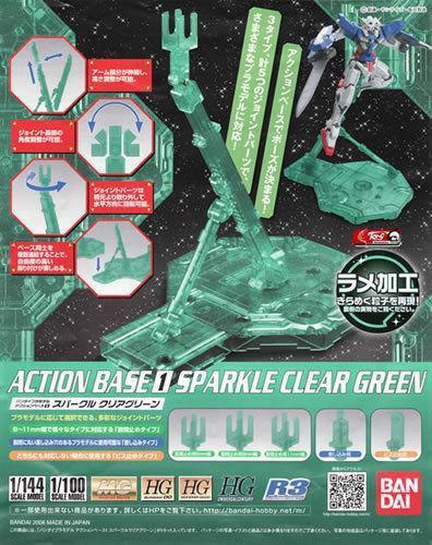 Action Base 1 Sparkle Clear Green 1/144