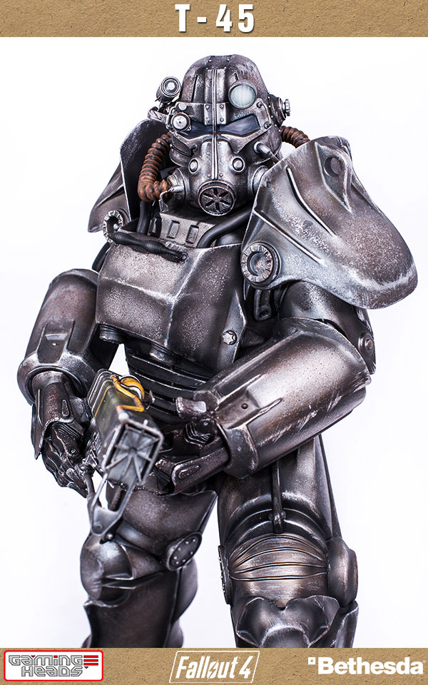 Estátua Fallout 4 1/4 T-45 Power Armor 56 cm
