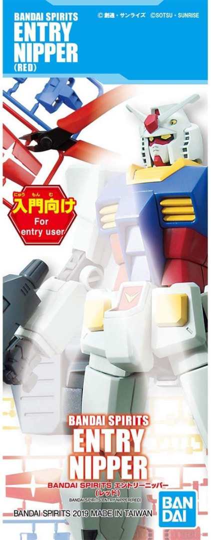 Gundam: Red Entry Nipper Alicate de corte para Model Kits Gundam Vermelho