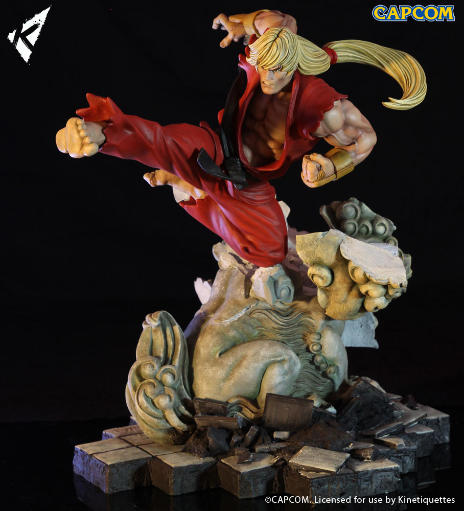 Diorama Street Fighter Battle of the Brothers 1/6 Ken Masters 45 cm