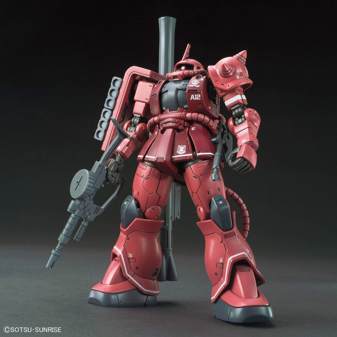 Gundam: MS-06S Zaku 2 PoZ Char Aznable's Red Comet 1:144 Model Kit 