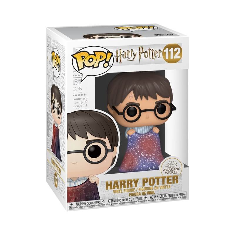 Harry Potter POP! Movies Vinyl Figure Harry w/Invisibility Cloak 10 cm