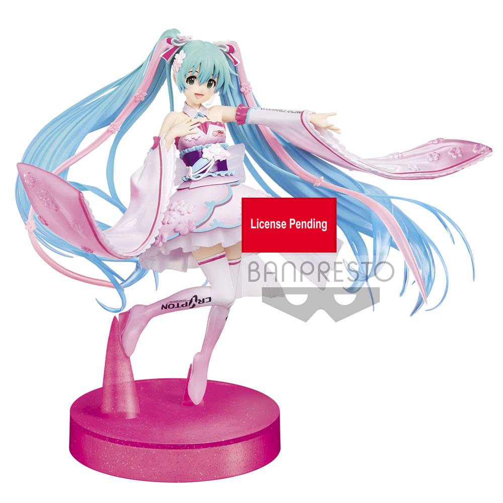 Racing Miku Espresto PVC Statue Hatsune Miku 2019 Kimono Ver. 15 cm