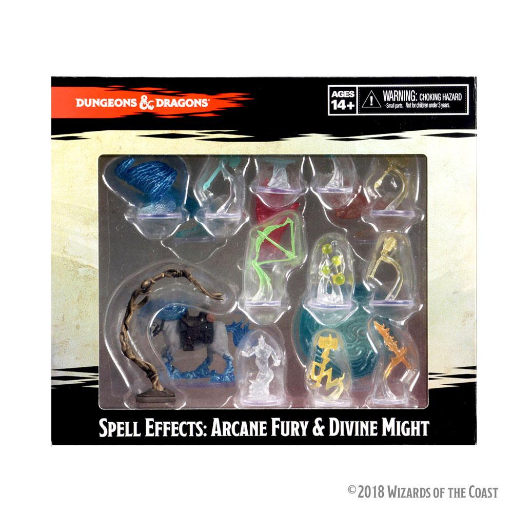 D&D Icons of the Realms Miniatures Spell Effects: Arcane Fury & Divine Migh