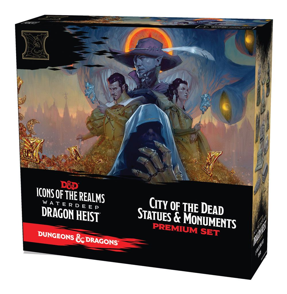 D&D Icons of the Realms: Waterdeep Dragon Heist Case Incentive City of Dead