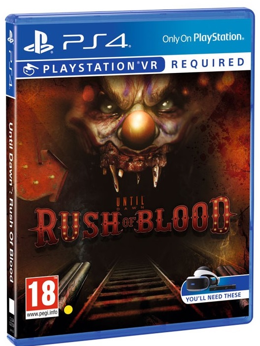 VR Until Dawn: Rush of Blood PS4 (Seminovo)