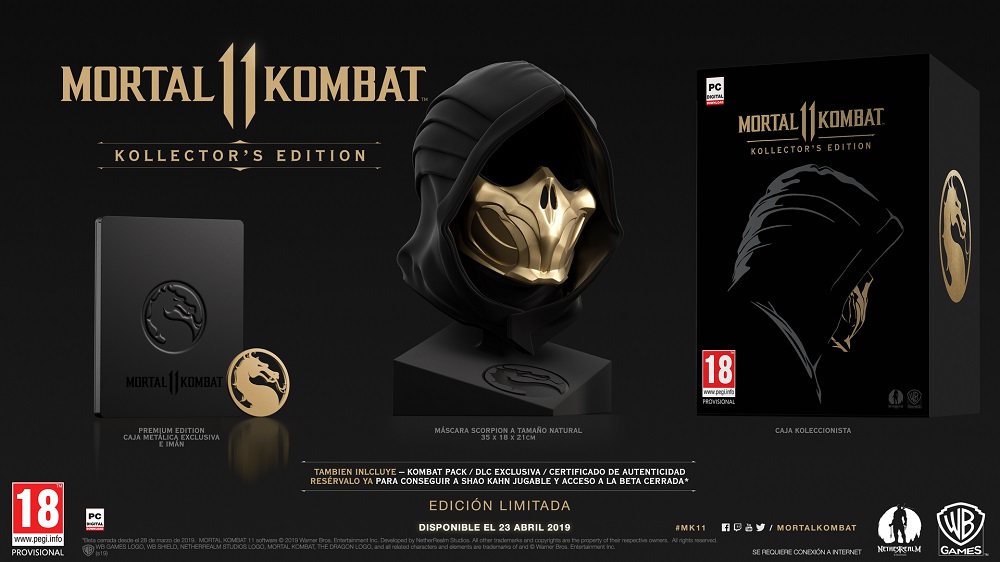 Mortal Kombat 11 Kollerctos Edition + DLC PC (Novo)