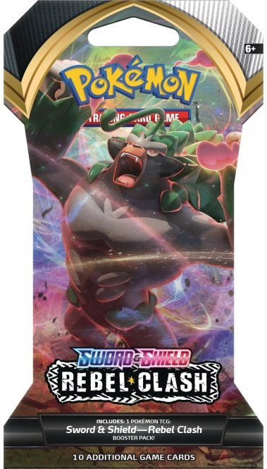 Pokémon Sword and Shield Rebel Clash Sleeved Booster