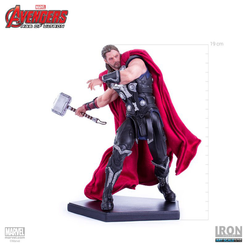 Estátua Avengers Age of Ultron 1/10 Thor 19 cm