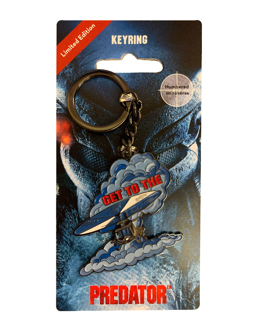 Porta-Chaves/Keychain Predator Metal Get To The
