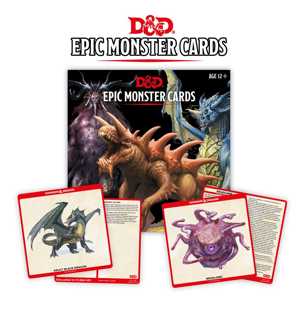 Dungeons & Dragons Monster Cards: Epic Monsters *English Version*