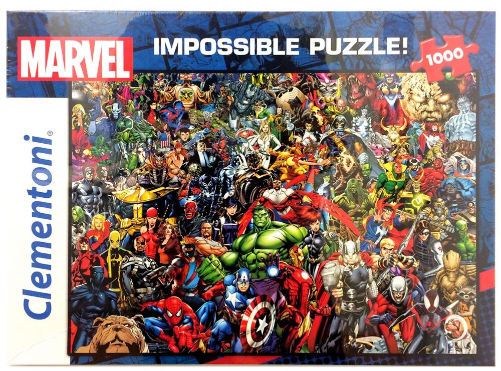 Clementoni - Puzzle 1000 Peças: Impossible Marvel