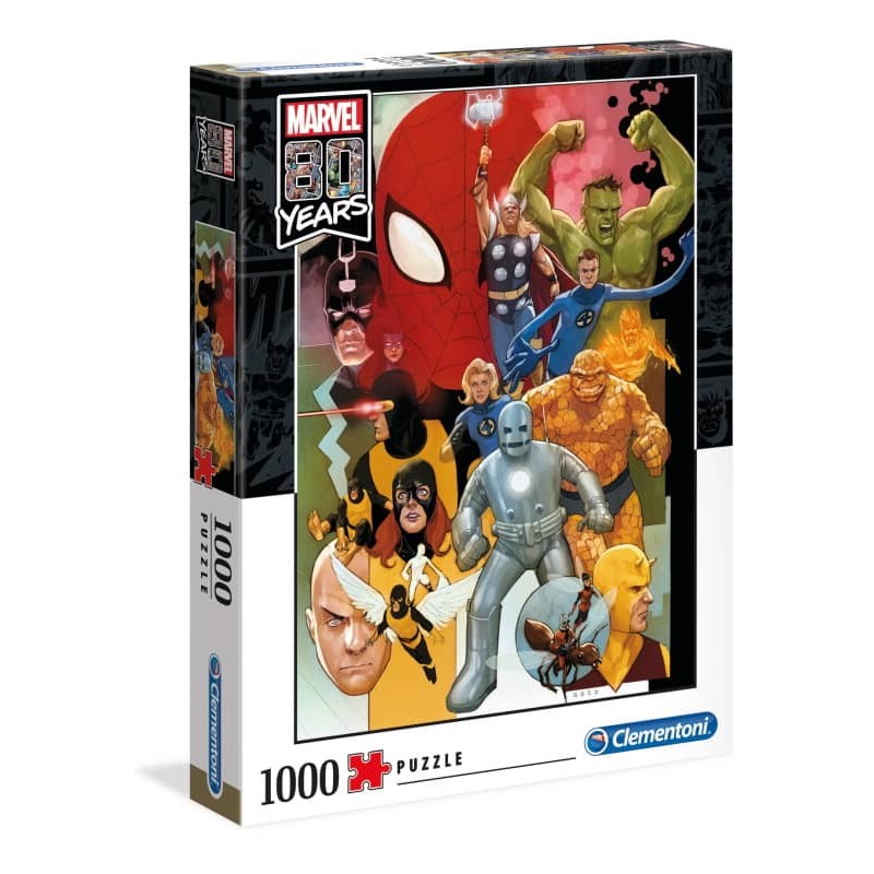 Clementoni - Puzzle 1000 Peças: Marvel