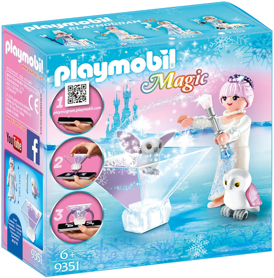 Playmobil Magic Playmogram 3D - Princesa Flor do Gelo 