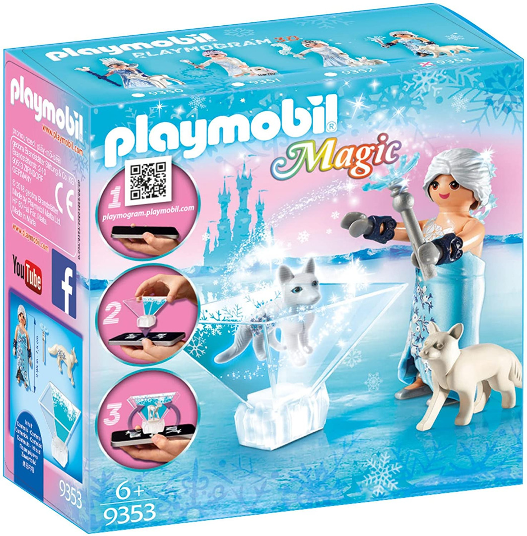 Playmobil Magic Playmogram 3D - Princesa Flor de Inverno do Gelo 
