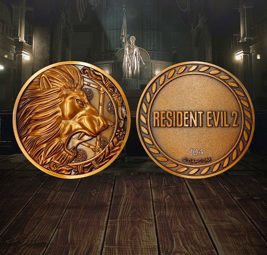 Resident Evil 2 Replica 1/1 Lion Medallion
