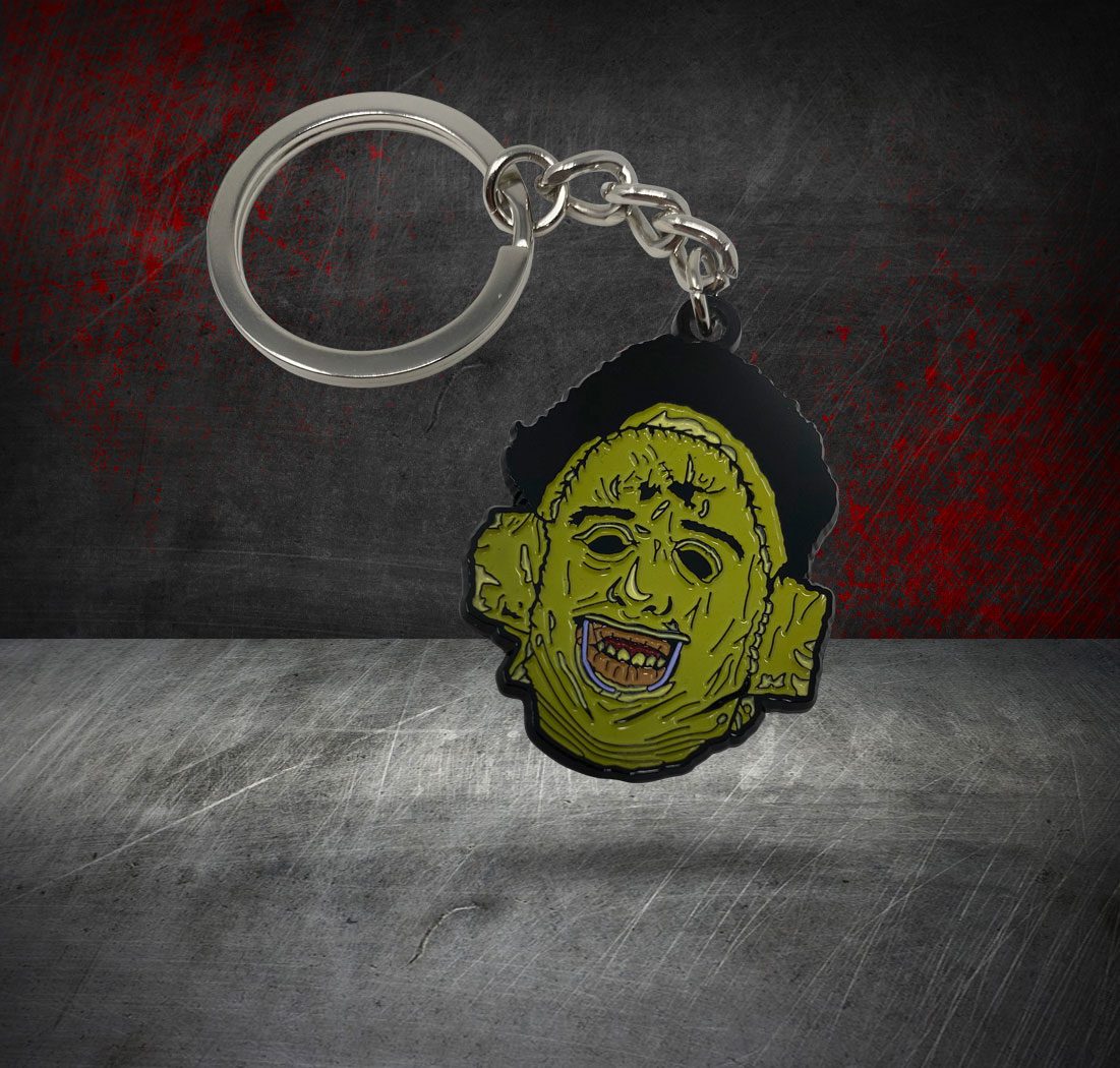 Texas Chainsaw Massacre Metal Keychain Leatherface Limited Edition 4 cm