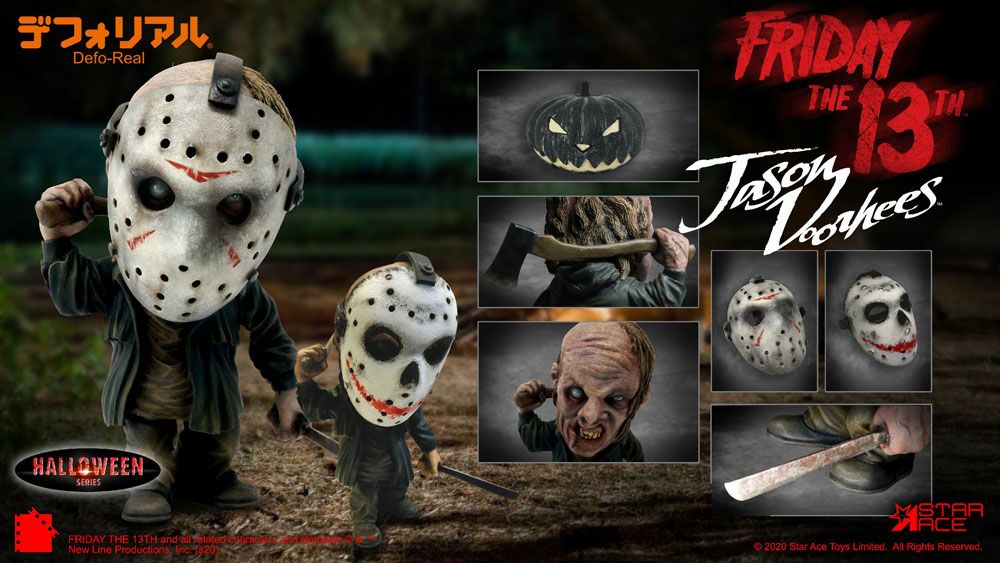 Friday the 13th Defo-Real Series Soft Vinyl Figure Jason Voorhees Halloween
