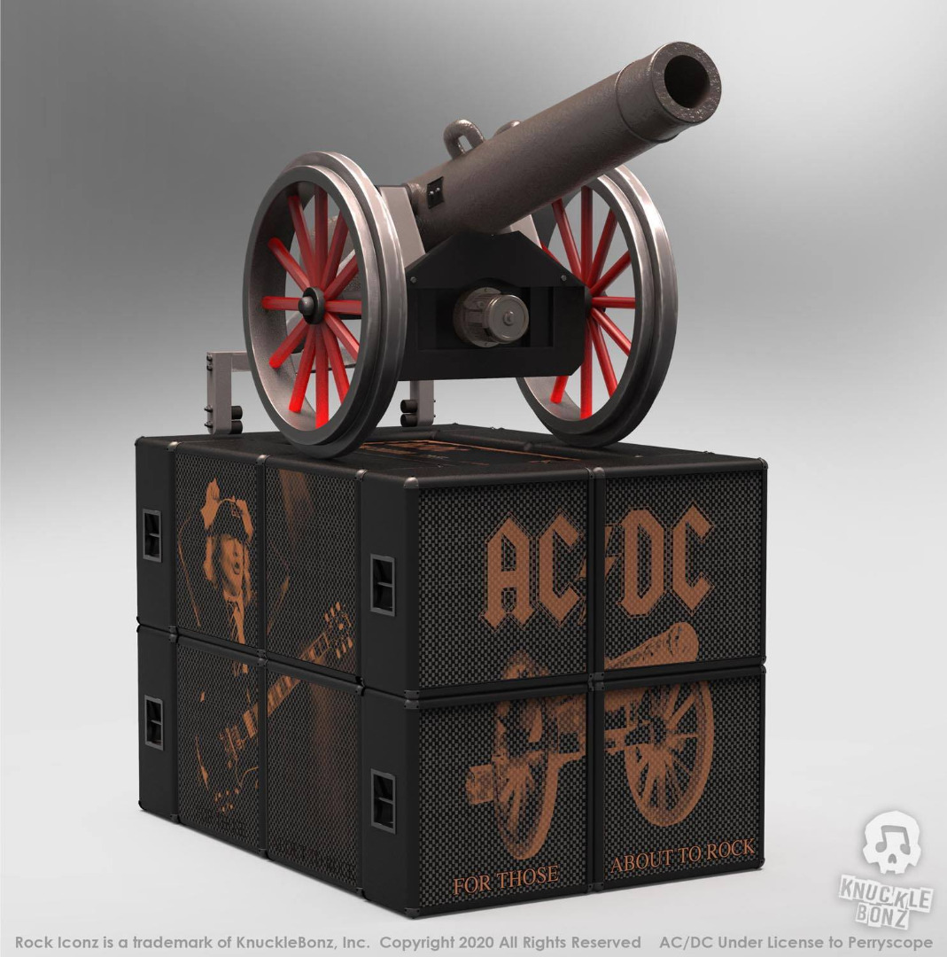 AC/DC Rock Ikonz On Tour Statues Cannon 