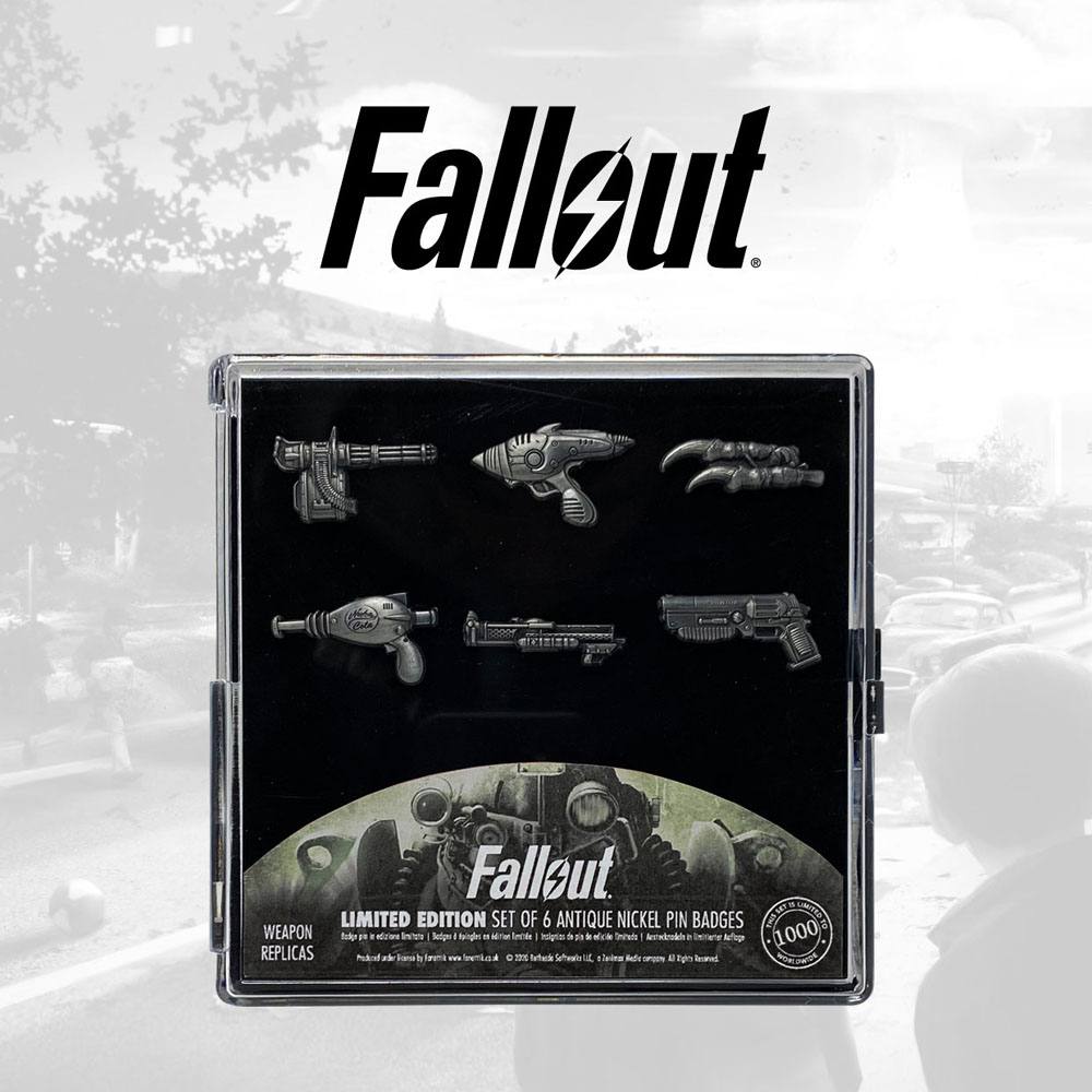 Fallout Pin Badge 6-Pack Limited Edition