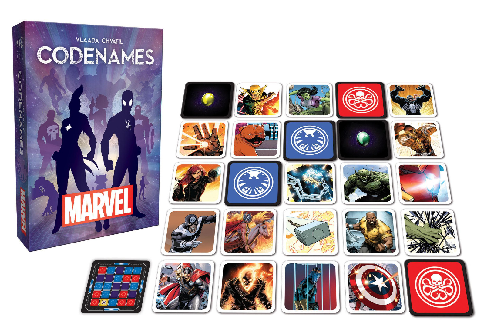 Codenames Board Game Marvel *English Version*