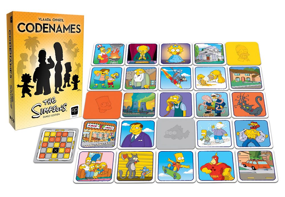 Codenames Board Game The Simpsons Family Edition *English Version*