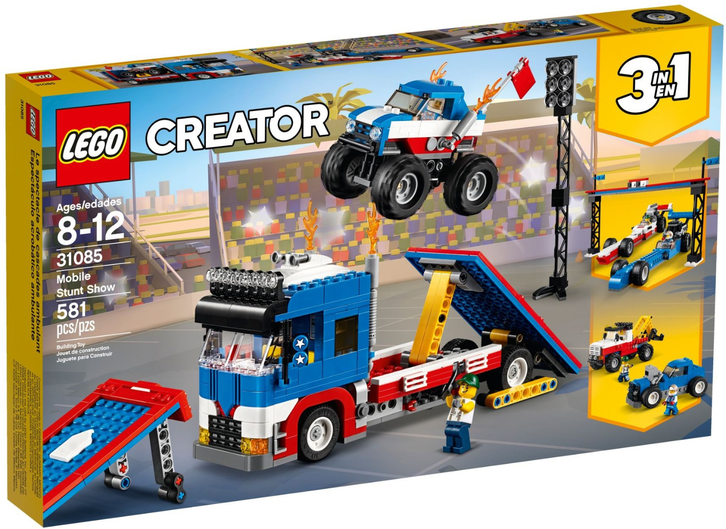 Lego Creator Espetáculo de Acrobacias Móvel